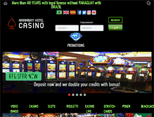 Tablet Screenshot of casinoamambay.com
